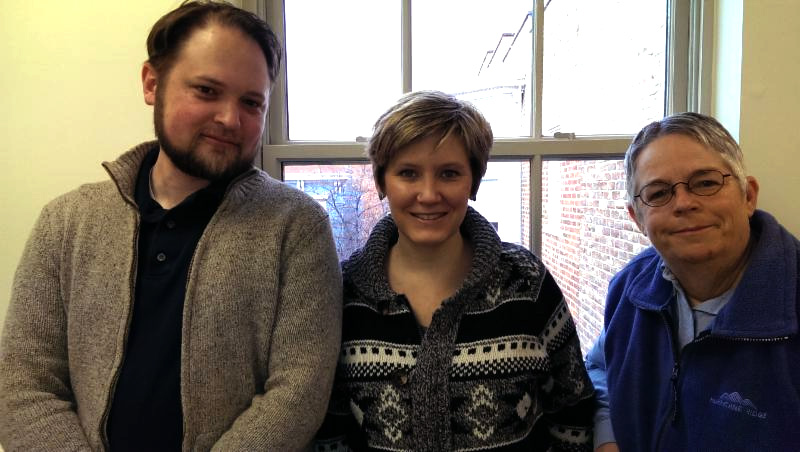 Staff attorneys Tom Davies, Alecia Frisby and Katherine Jones from the Midwestern Maryland office